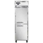 image of Continental Refrigerator 1FNHD 26" One Section Reach-In Freezer w/ 2 Half Solid Doors, 20 cu. ft.