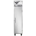 image of Continental Refrigerator 1FSEN 17-3/4" 1-Solid Door Reach-In Freezer, Top Mounted, 15 cu. ft., Stainless Steel Front, Aluminum Interior