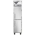 image of Continental Refrigerator 1FSENSSHD 17-3/4" 1-Section Reach-In Freezer, 2 Half Solid Doors, Stainless Steel, Top Mounted, 15 cu. ft.