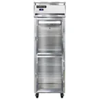 image of Continental Refrigerator 1FSNGDHD 26" One Section Reach-In Freezer w/ 2 Half Glass Doors, 16 cu. ft.