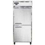 image of Continental Refrigerator 1FXNSSPTHD 36" 4-Half Solid Door Pass-Thru Freezer, Top Mounted, 30 cu. ft., Stainless Steel