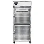 image of Continental Refrigerator 1FXNGDHD 36" 1-Section Reach-In Freezer, 2 Half Glass Doors, Top Mounted, 30 cu. ft., Stainless Steel Front