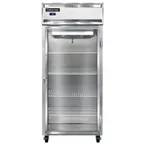 image of Continental Refrigerator 1FXSNSAGD 36” 1-Glass Door Reach-In Freezer, Top Mounted, 26 cu. ft., Stainless Steel