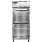 image of Continental Refrigerator 1FXSNSSGDHD 36" One Section Reach-In Freezer w/ 2 Half Glass Doors, All Stainless Steel, 26 cu. ft.