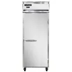 image of Continental Refrigerator 1RENSAPT 29" 1-Section Pass-Thru Refrigerator w/ 2 Solid Doors, Stainless Steel Exterior, 22 cu. ft.