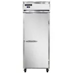 image of Continental Refrigerator 1RESNSA 28.5" 1-Section Reach-In Refrigerator w/ Solid Door, Stainless Steel Exterior, 18 cu. ft.