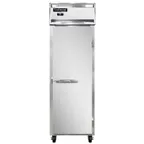 image of Continental Refrigerator 1RNPT 26" 1-Section Pass-Thru Refrigerator w/ 2 Solid Doors, Stainless Steel Front Aluminum Ends, 21 cu. ft.
