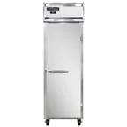 image of Continental Refrigerator 1RNSAPT 26" 1-Section Pass-Thru Refrigerator w/ 2 Solid Doors, Stainless Steel Exterior, 21 cu. ft.