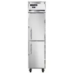 image of Continental 1RSENHD 18" 1-Section Reach-In Refrigerator w/ 2 Solid Half Doors, Stainless Steel Front Aluminum Exterior, 15 cu. ft.