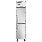 image of Continental 1RSENSAHD 18" 1-Section Reach-In Refrigerator w/ 2 Solid Half Doors, Stainless Steel Exterior, 15 cu. ft.