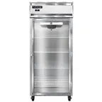 image of Continental 1RXNGD 36" 1-Section Reach-In Refrigerator w/ Glass Door, Stainless Steel Front Aluminum Exterior, 30 cu. ft.
