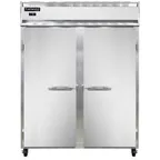 image of Continental Refrigerator 2FENSS 57" 2-Solid Door Reach-In Freezer, Top Mounted, Stainless Steel, 50 cu. ft.