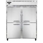 image of Continental Refrigerator 2FENSSHD 57" 2-Section Reach-In Freezer, 4 Half Solid Doors, Stainless Steel, 50 cu. ft., Self-Contained
