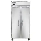 image of Continental Refrigerator 2FSENSS 36-1/4" 2-Solid Door Reach-In Freezer, Top Mounted, 30 cu. ft., Stainless Steel