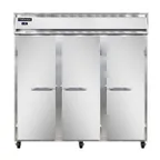 image of Continental Refrigerator 3FSN 78" Three Section Reach-In Freezer w/ 3 Solid Doors, 50 cu. ft.