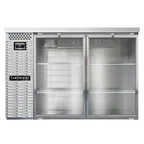 image of Continental Refrigerator BB50NSSGD Refrigerated Back Bar Cooler w/ 2 Glass Doors, 16 Cu Ft