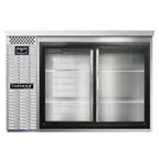 image of Continental Refrigerator BB50NSSSGD 50" Back Bar Cooler with Glass Door, 16.0 cu. ft.