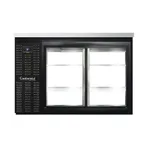 image of Continental Refrigerator BB50SNSGDPT 50" Pass-Thru Glass Door Back Bar Cooler