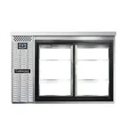 image of Continental Refrigerator BB50SNSSSGDPT 50" Pass-Thru Glass Door Back Bar Cooler