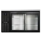 image of Continental Refrigerator BB59NSGD Refrigerated Back Bar Cooler w/ 2 Glass Doors, 22 Cu Ft, 59"