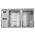 image of Continental Refrigerator BB59NSSGD Refrigerated Back Bar Cooler w/ 2 Glass Doors, 22 Cu Ft