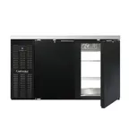 image of Continental Refrigerator BB59SNPT Pass-Thru Back Bar Cooler w/ 15 Cu Ft, 4 Solid Doors, 59" W