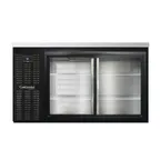 image of Continental Refrigerator BB59SNSGD 59" Back Bar Refrigerator with Glass Door