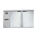 image of Continental Refrigerator BB59SNSS Refrigerated Back Bar Cooler w/ 2 Solid Doors, 15 Cu Ft, 59"
