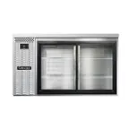 image of Continental Refrigerator BB59SNSSSGD 59" Back Bar Refrigerator with Glass Door