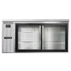 image of Continental Refrigerator BB69NSSSGD 69" Back Bar Cooler with Glass Door