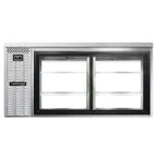 image of Continental Refrigerator BB69NSSSGDPT Pass-Thru Back Bar Cooler w/ 26 Cu Ft, 4 Glass Doors