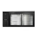 image of Continental Refrigerator BB69SNSGD 69" Back Bar Cooler with Glass Door