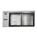 image of Continental Refrigerator BB69SNSSSGD 69" Back Bar Cooler with Glass Door