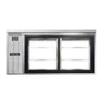 image of Continental Refrigerator BB69SNSSSGDPT Pass-Thru Back Bar Cooler w/ 18 Cu Ft, 4 Glass Doors