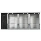 image of Continental Refrigerator BB79NGD 79" Back Bar Cooler with Glass Door