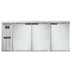 image of Continental Refrigerator BB79NSS 79" Back Bar Cooler with Solid Door