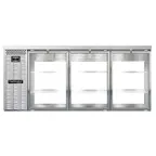 image of Continental Refrigerator BB79NSSGDPT Pass-Thru Back Bar Cooler w/ 28 Cu Ft, 6 Glass Doors