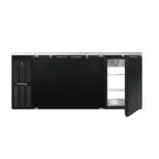 image of Continental Refrigerator BB79SNPT Pass-Thru Back Bar Cooler w/ 22 Cu Ft, 6 Solid Doors, 79" W