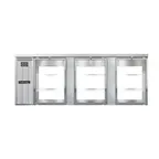 image of Continental Refrigerator BB90SNSSGDPT Pass-Thru Back Bar Cooler w/ 25 Cu Ft, 6 Glass Doors