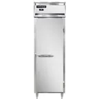 image of Continental Refrigerator D1RNPT 26" 1-Section Pass-Thru Refrigerator w/ 2 Solid Doors, Stainless Steel Front Aluminum Ends, 21 cu. ft.