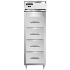 image of Continental Refrigerator D1RSNSS-F 26" One Section Vertical Fish/Poultry File Refrigerator w/ 4 Drawers
