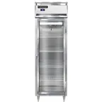 image of Continental Refrigerator D1RSNSSGD 26" 1-Section Reach-In Refrigerator w/ Glass Door, All Stainless Steel, 16 cu. ft.