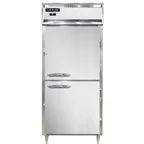 image of Continental Refrigerator D1RXNHD 36" 1-Section Reach-In Refrigerator w/ 2 Half Solid Doors, Stainless Steel Front Aluminum Exterior, 32 cu. ft.