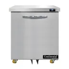 image of Continental Refrigerator D27N-U 27" 1 Solid Door Undercounter Refrigerator, 7.5 cu ft