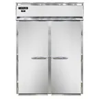 image of Continental Refrigerator D2RIN 68" 2-Section Roll-In Refrigerator w/ 2 Solid Doors, Stainless Steel Front Aluminum Ends