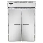 image of Continental Refrigerator D2RINSA-E 68" 2-Section Roll-In Refrigerator w/ 2 Solid Doors, Extra-High, Stainless Steel Exterior