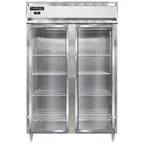 image of Continental Refrigerator D2RNSAGD 52" 2-Section Reach-In Refrigerator w/ 2 Glass Doors, Stainless Steel Exterior, 50 cu. ft.