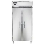 image of Continental Refrigerator D2RSENSA 36" 2-Section Reach-In Refrigerator w/ 2 Solid Doors, Stainless Steel Exterior, 32 cu. ft.