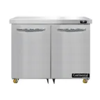 image of Continental Refrigerator D36N-U 36" 2 Solid Door Undercounter Refrigerator, 10 cu. ft.