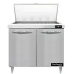 image of Continental Refrigerator D36N15M 36" Mega Top Sandwich Prep Table w/ 2 Doors, 15 pans